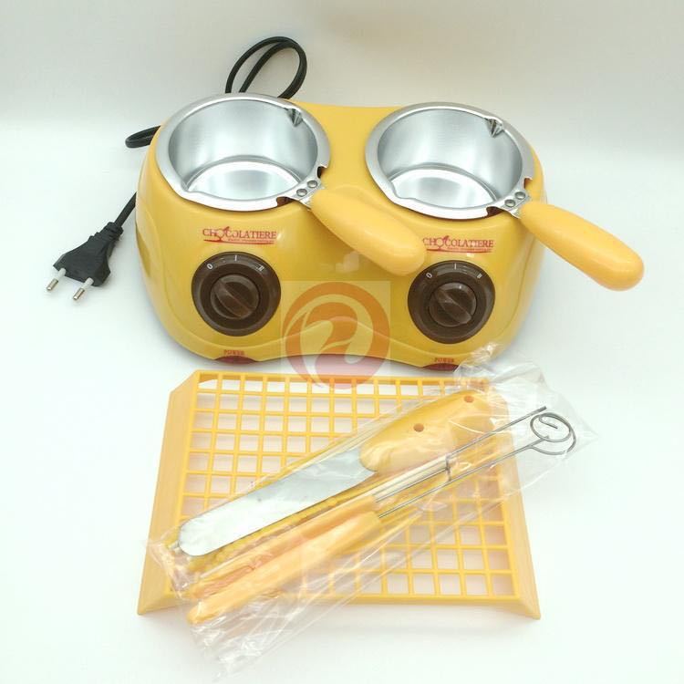 Doppio Fornetto Elettrico per Sciogliere Cioccolato — Perfetto per Dolci & Creazioni Fai-Da-Te