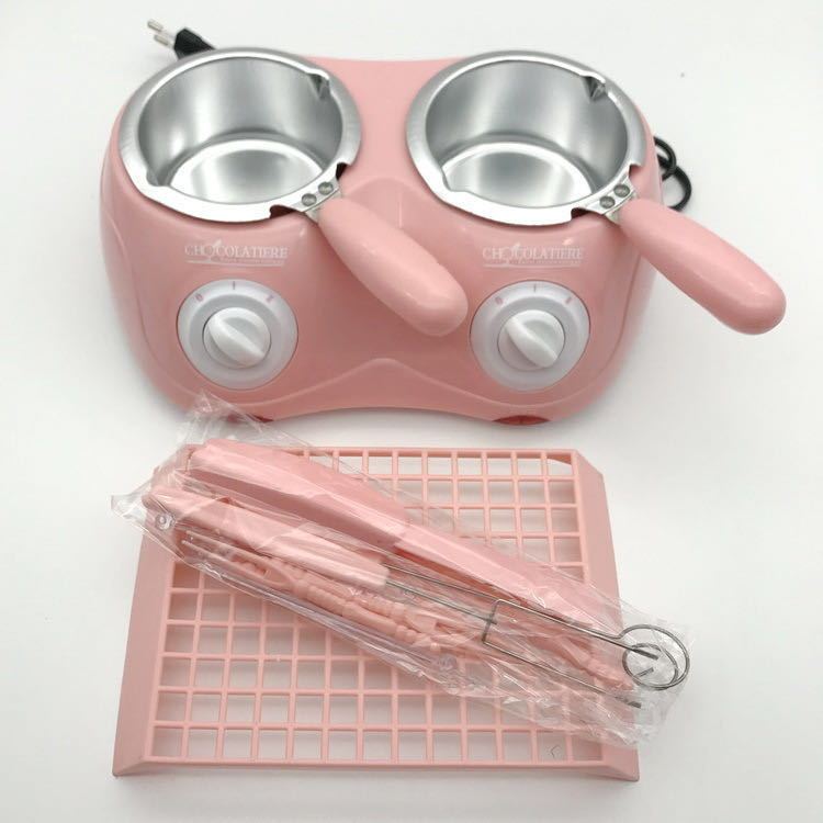 Doppio Fornetto Elettrico per Sciogliere Cioccolato — Perfetto per Dolci & Creazioni Fai-Da-Te