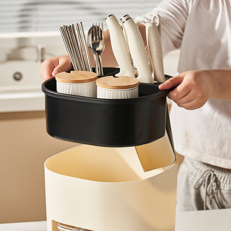 Organizer da Cucina Multifunzione — Grande Capacità per Posate e Utensili